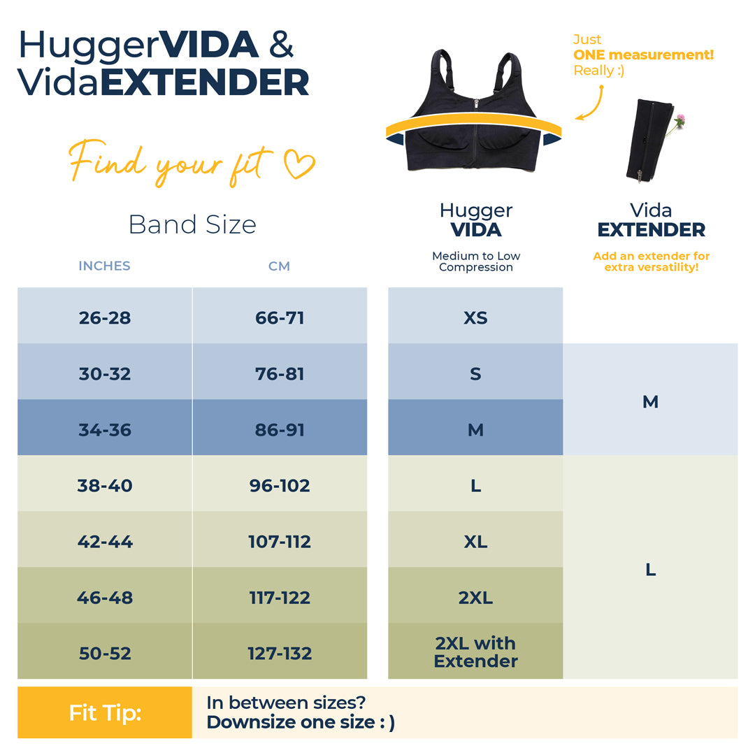 HuggerVIDA Compression Bra by Prairie Wear© - Compression Health